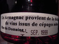 DOMAINE BOINGNERES FOLLE BLANCHE 1985 Bottled 1999[Armagnac]