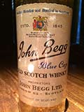 John Begg Blue Cap Old Bottle