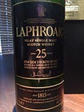 Laphroaig 25y bottled2014 for Europe 45.1% Oloroso sherry cask