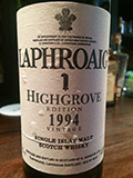Laphroaig 1994 Highgrove